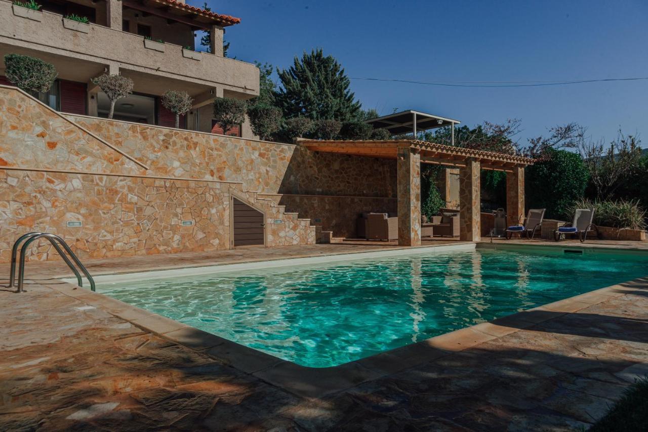 Pool And Sea View Apartments Agia Marina  المظهر الخارجي الصورة